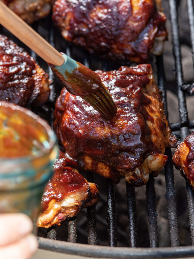 smoked chicken thighs