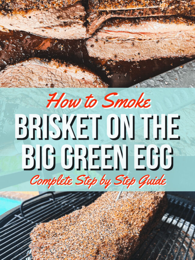 Brisket on the Big Green Egg