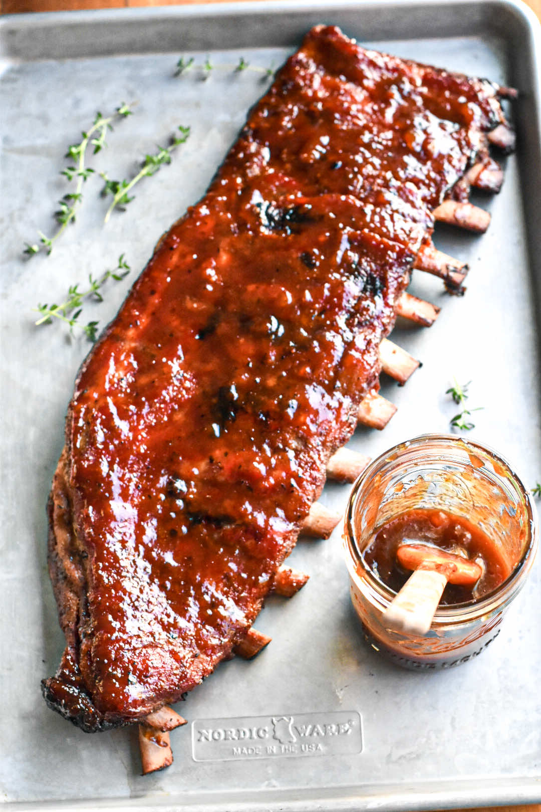 smoked pork ribs