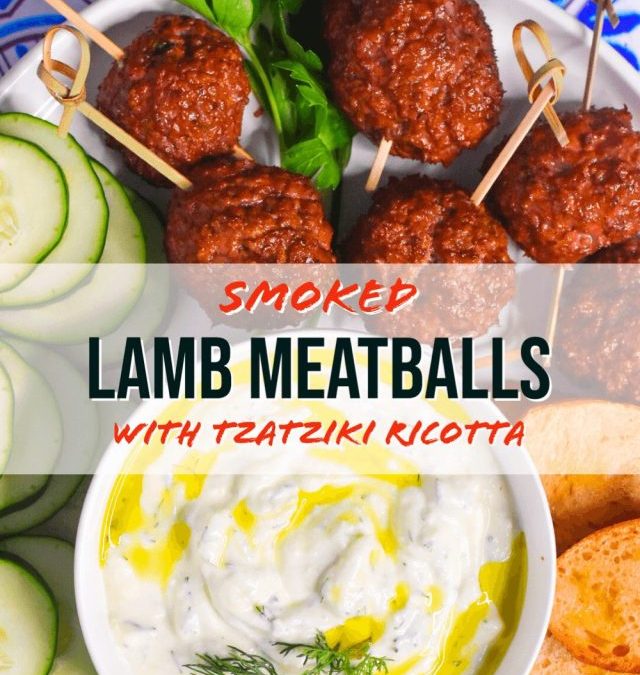 Smoked Lamb Meatballs